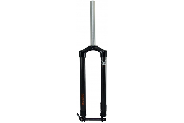 フォーク パーツ 自転車 CC-F0E45 eXotic Rigid Carbon Mountain Bike Fork, Post Mount  Disc Brake Specif